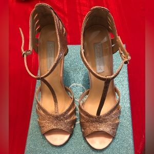 Betsy Johnson champagne color heels